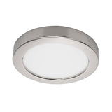 13.5 watt 7" Flush Mount LED Fixture 3000K Round Shape Polished Chrome Finish 120 volts