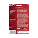 2Pk - Satco 4w CA10 LED E26 Medium Base 5000K 120v Clear Finish Bulb_3