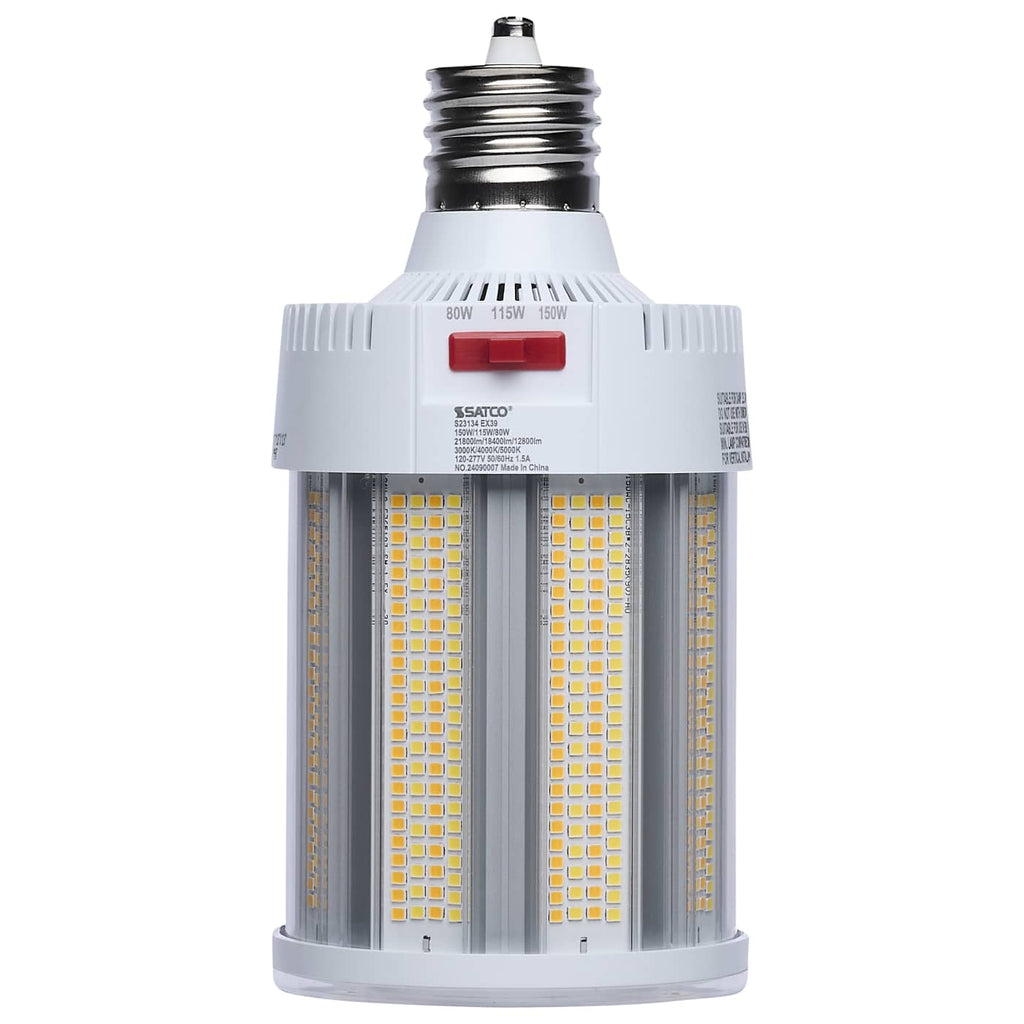 Satco LED Corncob CCT Selectable Mogul Base 120-277v 450w HID Replacement Bulb