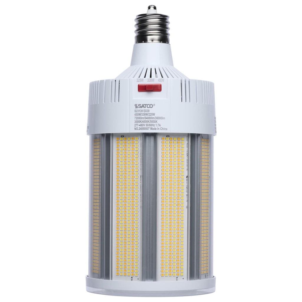 Satco LED Corncob CCT Selectable Mogul Base 277-480v 1000w HID Replacement Bulb
