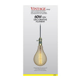 Satco 60w PS52 Incandescent vintage style E26 Base 120v 2200K Amber Finish Bulb_1