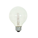 Satco 43w 120v G25 Globe Halogen Light Bulb E26 Medium base