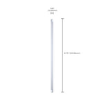 2Pk - Satco 16w 48-in T12 LED Fluorescent CCT Selectable G13 Base Tube_2