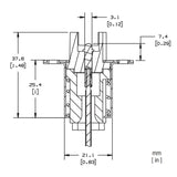 R7S RX7s and RSC Lamp Holder Ceramic Socket - Front Mount Holder_1