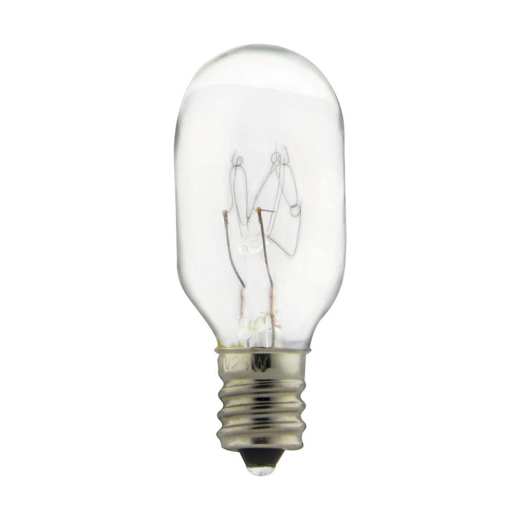Satco 20w T7 Incandescent 130v Candelabra base Clear Finish Bulb
