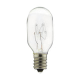 Satco 20w T7 Incandescent 130v Candelabra base Clear Finish Bulb