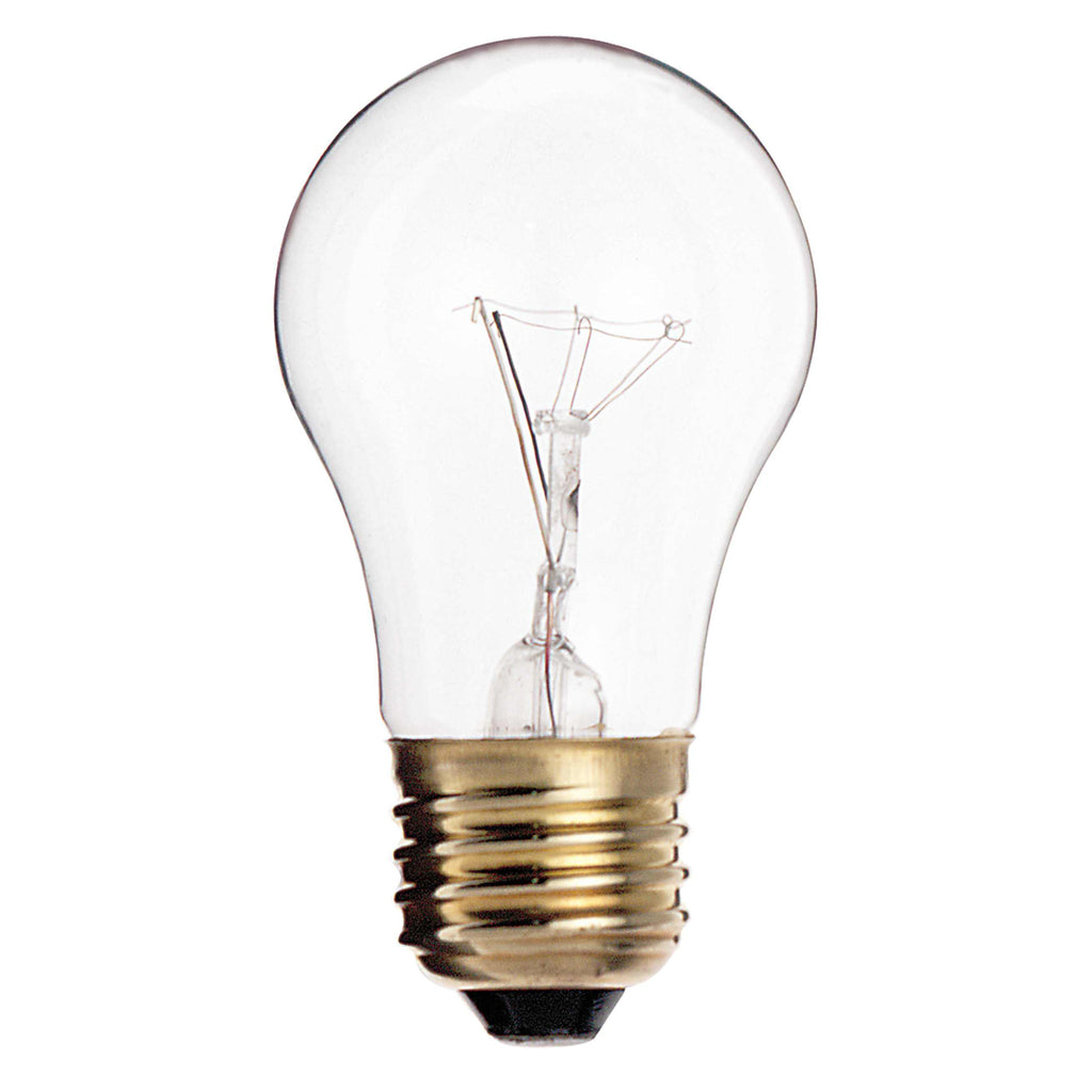 Satco 40w A15 Teflon/PFA Shatterproof Incandescent Clear Appliance Lamp
