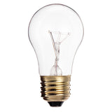 Satco 40w A15 Teflon/PFA Shatterproof Incandescent Clear Appliance Lamp