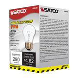 Satco 40w A15 Teflon/PFA Shatterproof Incandescent Clear Appliance Lamp_2