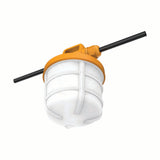 Satco 50Ft High-Lumen Temporary Construction String Light -5 Lamps 50Watt 120V - BulbAmerica