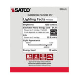 Satco 15w PAR38 LED 25 deg. Beam E26 Medium base 4000k Cool White_1