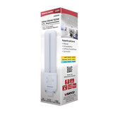 Satco 9.5w LED PL CCT Selectable G24q Base - Ballast Dependent Bulb_2