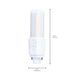 Satco 5.5w PLC LED CCT Selectable G24d Base Omni Type A/B 120-277v Bulb_2