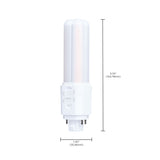 Satco 7w PLC LED CCT Selectable G24q Base Omni Type A/B 120-277v Bulb_2
