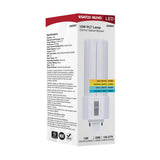 Satco 15w PLT LED CCT Selectable GX24d Base Omni Type B 120-277v Bulb - BulbAmerica