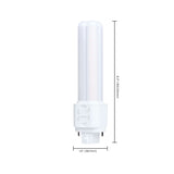 Satco 9w PLC LED CCT Selectable GX32d Base Omni Type A/B 120-277v Bulb_2