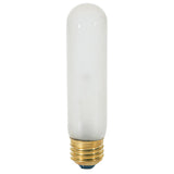 Satco S3251 25W 120V T10 Frosted E26 Medium Base Incandescent light bulb