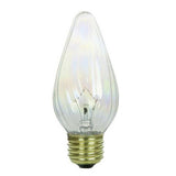 Satco 60w 120v Medium base Flame Twist Auradescent Aurora Light Bulb