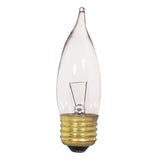 Satco S3869 25W 12V CA10 Clear E26 Medium Base Incandescent light bulb