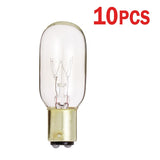 10Pk - Satco S3906 15W 130V T7 Clear BAY15d Incandescent light bulb