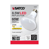48Pk - Satco 8.5w BR30 LED 2700K 80 CRI Medium Base 120Vs Bulb - BulbAmerica