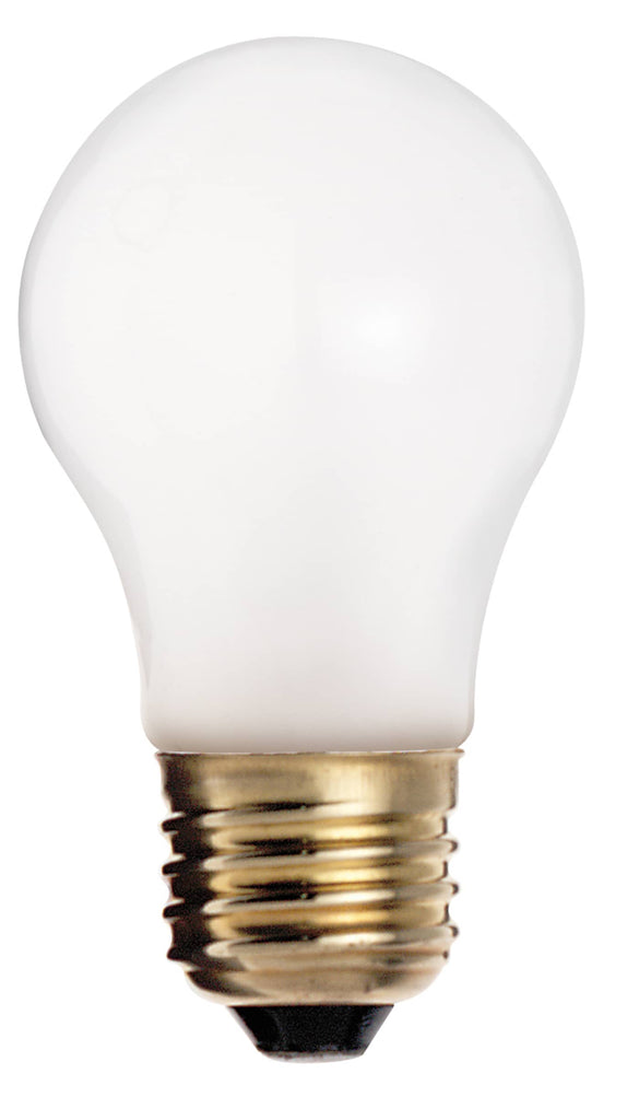 Satco 40w A15 Incandescent Frost 280 Lumens Medium base 230v Bulb