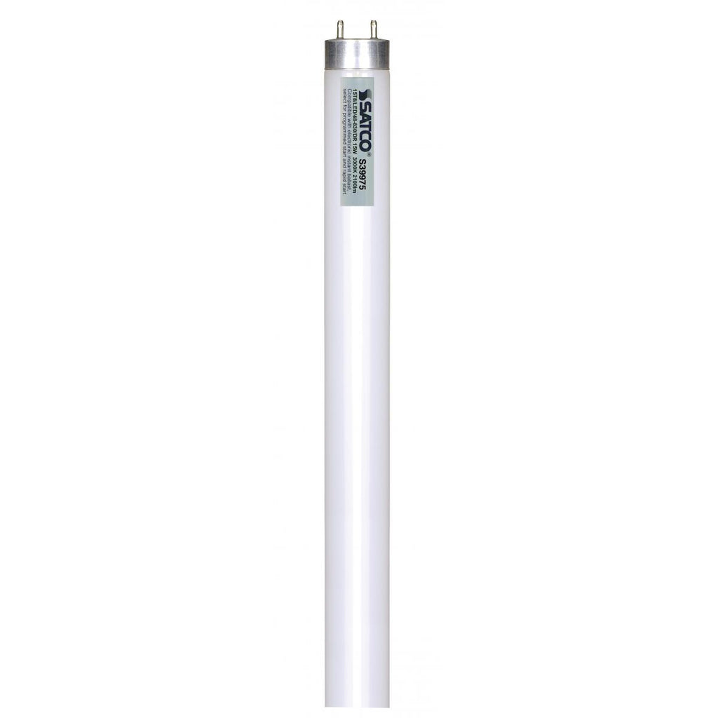 25Pk Satco 15w 48in T8 LED Tube 2100lm 2700k Warm White - Ballast Dependent