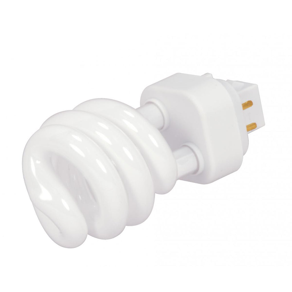 Satco 13w Compact Fluorescent G24Q-1 4-Pin based 2700K White Finish Bulb