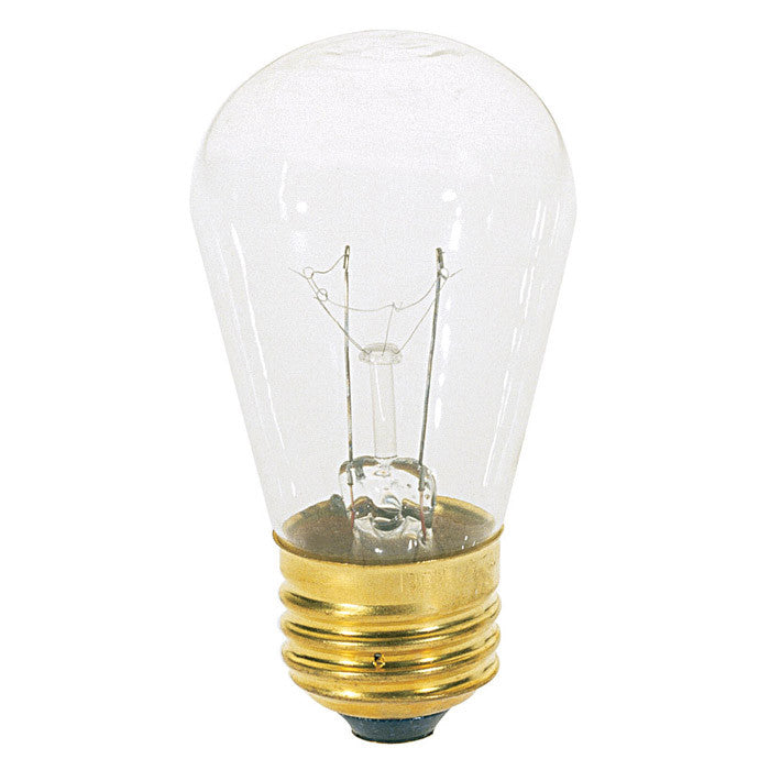 Satco S4565 11W 130V S14 Clear E26 Base Incandescent bulb