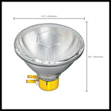 Satco 90w Halogen PAR38 Clear 1310 Lumens Medium Side Prong base 120v Bulb_2