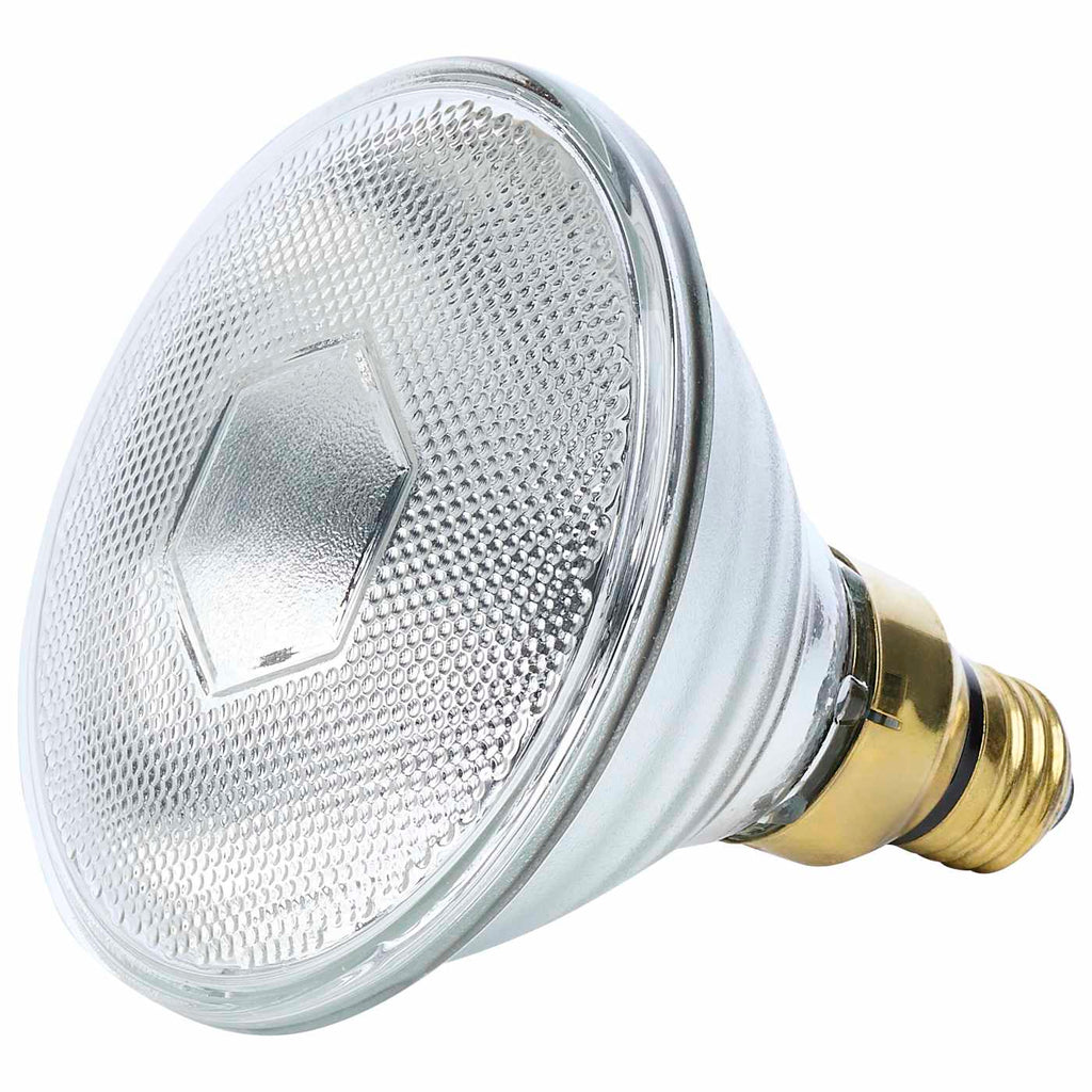 Satco 125w PAR38 Incandescent Clear Heat Medium Base Weatherproof 120v Bulb