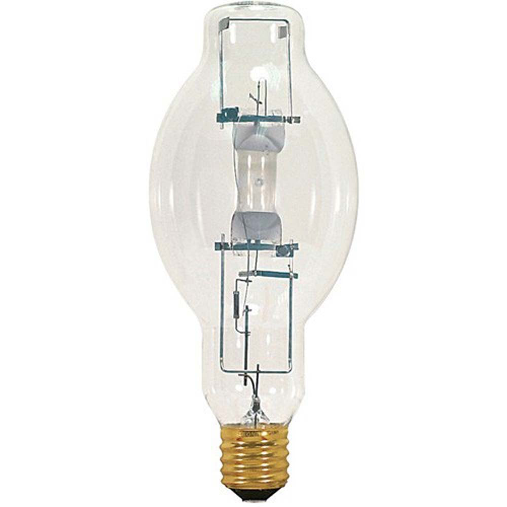 Satco 400w ED37 Metal Halide HID E39 Mogul base 4000K Clear Finish Bulb