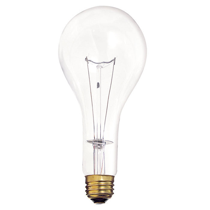 Satco S4959 300W 130V PS25 Clear E26 Medium Base Incandescent light bulb