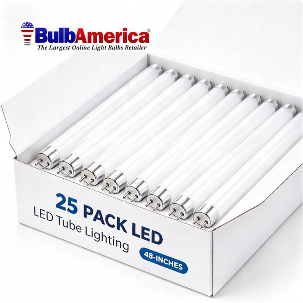25Pk - Satco 14w 48-in T8 LED Tube G13 Base 4000K Type A Ballast Dependent Lamp