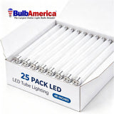 25Pk - Satco 14w 48-in T8 LED Tube G13 Base 4000K Type A Ballast Dependent Lamp