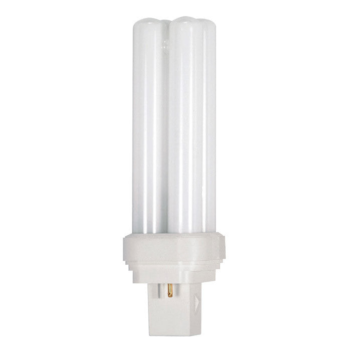 Satco S6022 28W Quad Tube 2-Pin GX32D-3 Plug-In base 2800K fluorescent bulb