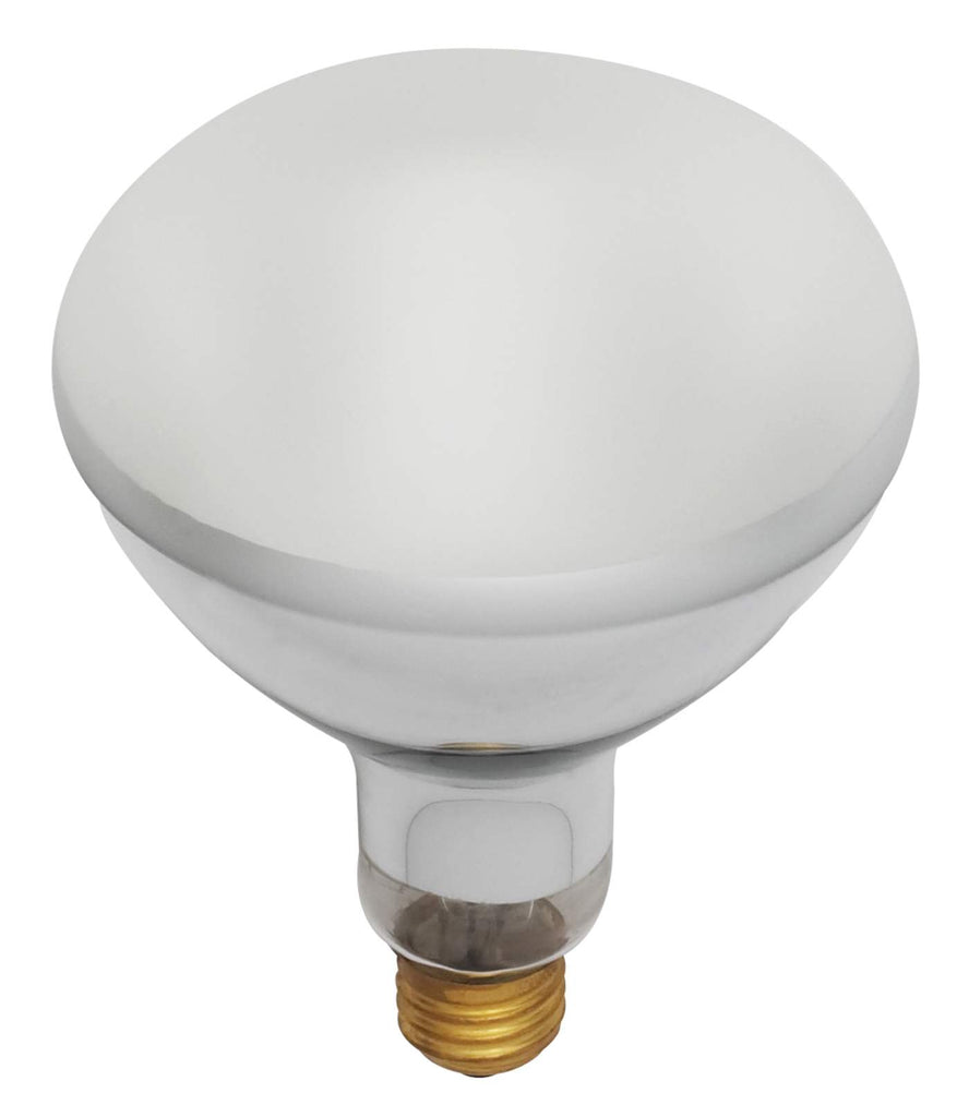 Satco 400w BR40 Incandescent Frost 4000 Lumens Medium base 120v heat lamp