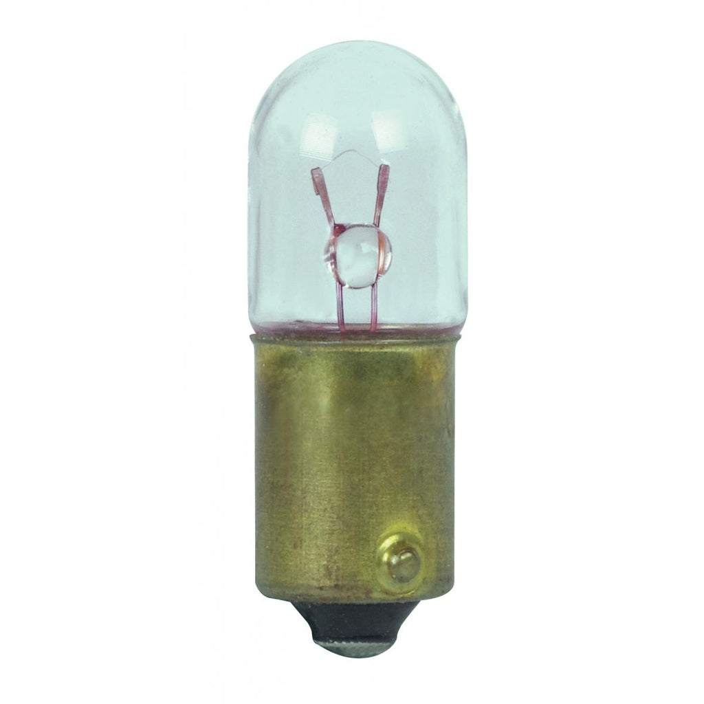 Satco 0.12w miniature T3.25 BA9s Miniature Bayonet base 2v Clear Finish Bulb