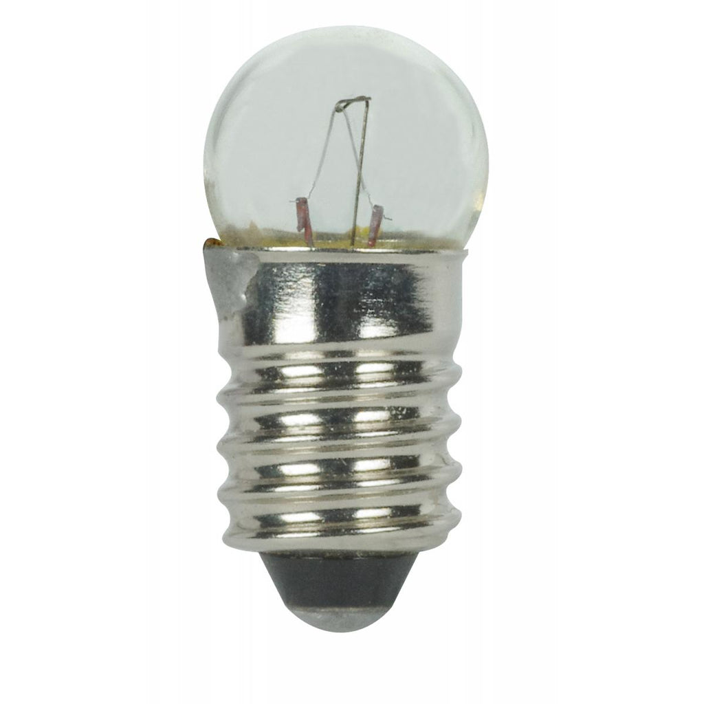 Satco 1.44w G3.5 miniature E5.5 Midget Screw base 14.4v Clear Finish Bulb