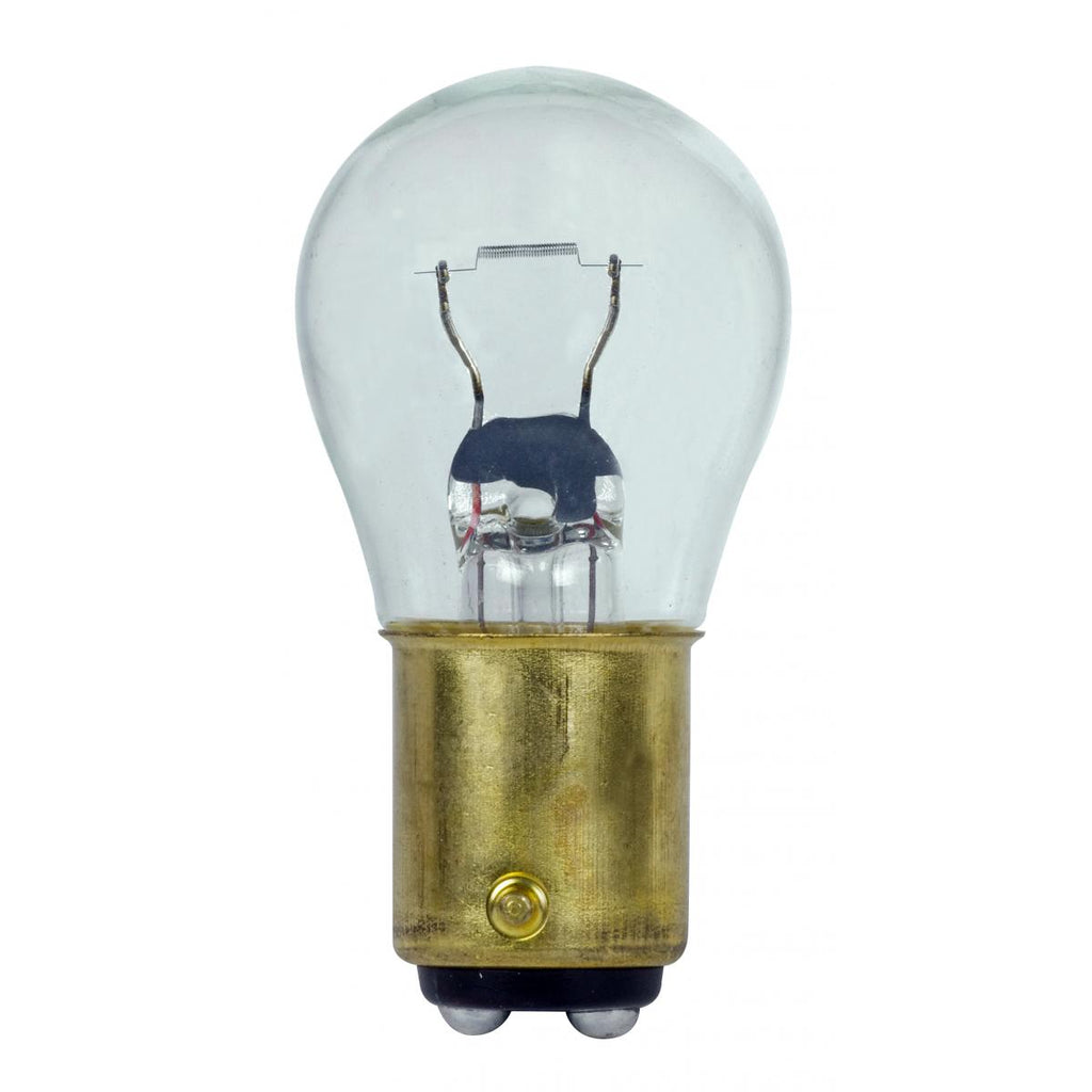 Satco 13w S8 miniature BA15d Double Contact base 6v Clear Finish Bulb