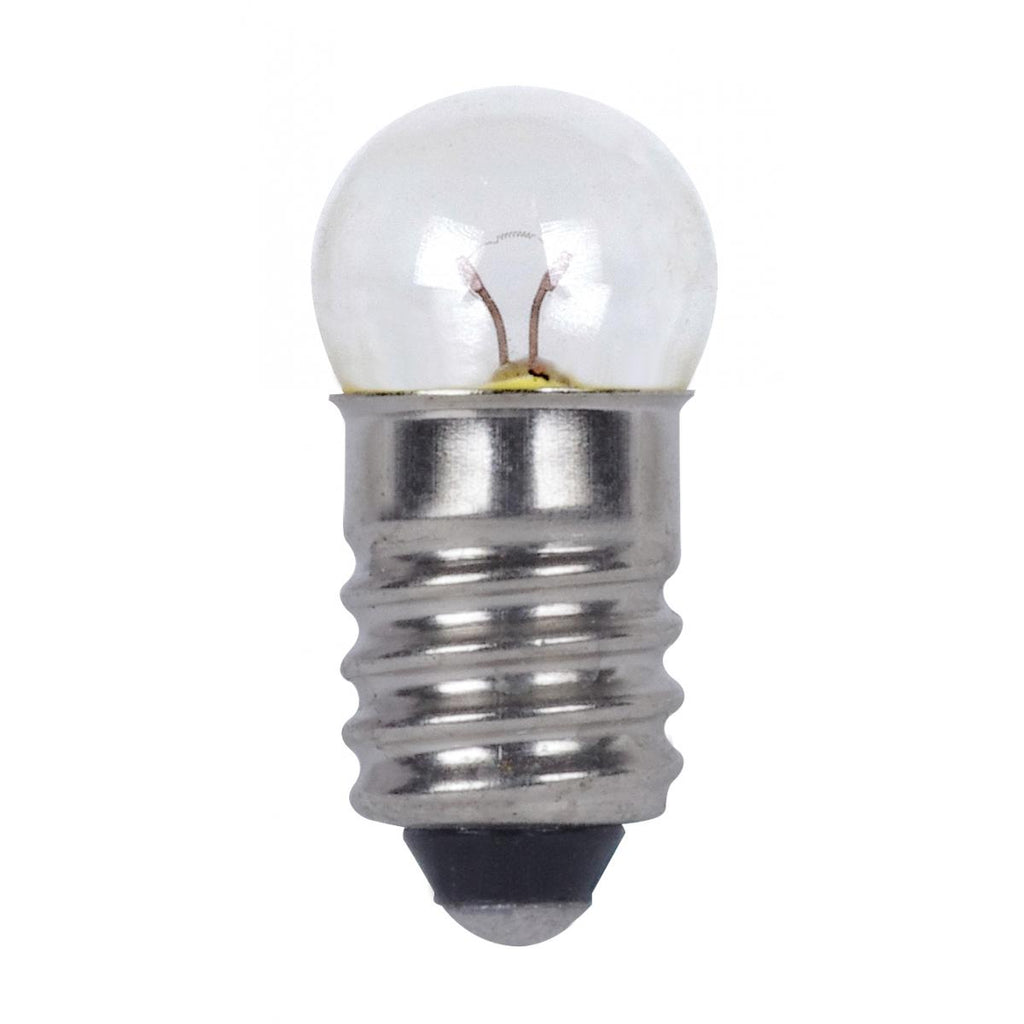 Satco 0.37w G3.5 miniature E10 Miniature Screw base 1.25v Clear Bulb