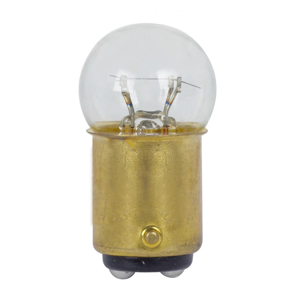 Satco 6.44w G6 miniature BA15d DC Bay base 28v Clear Bulb