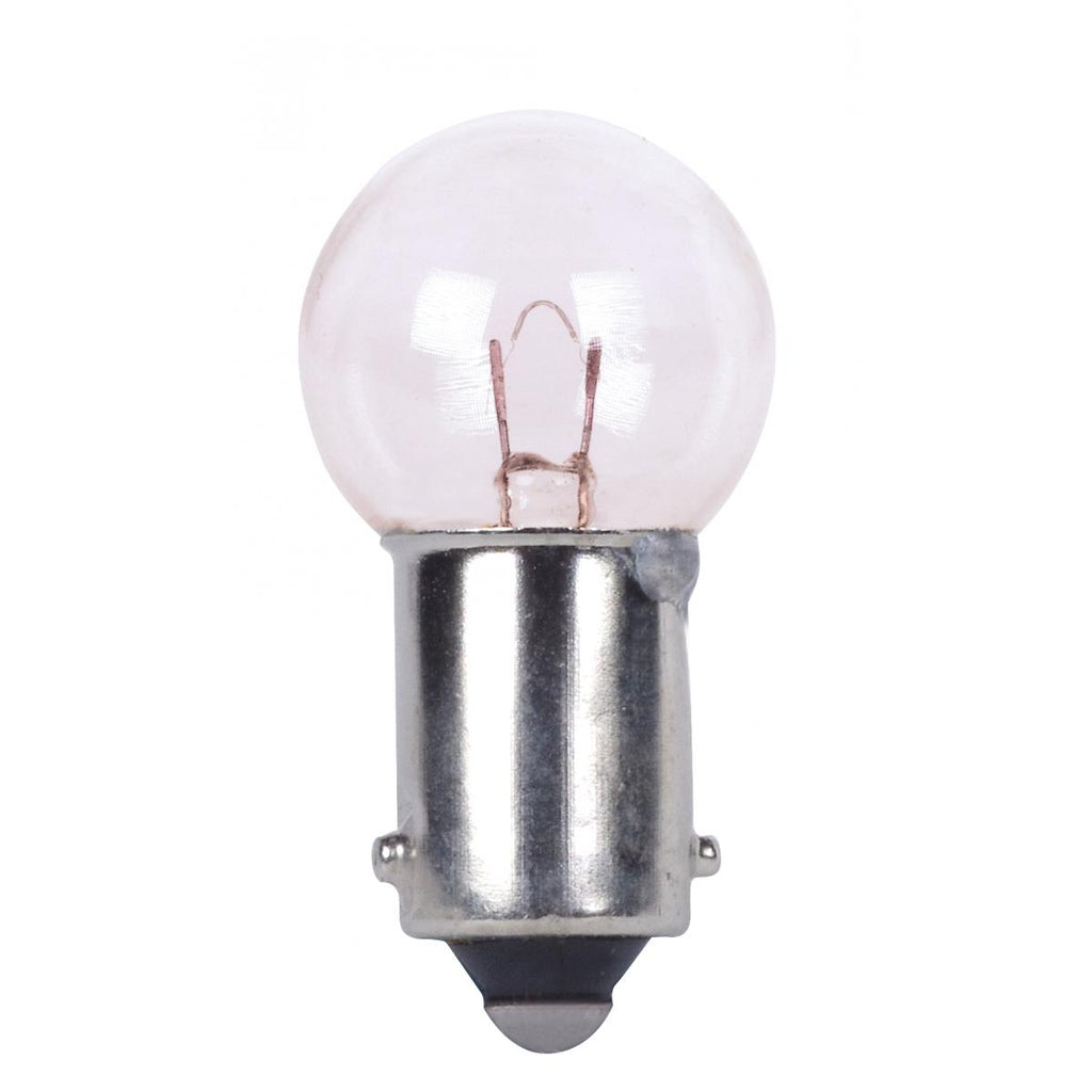 Satco 1w G3.5 miniature BA9s Miniature Bayonet base 6.3v Clear Bulb
