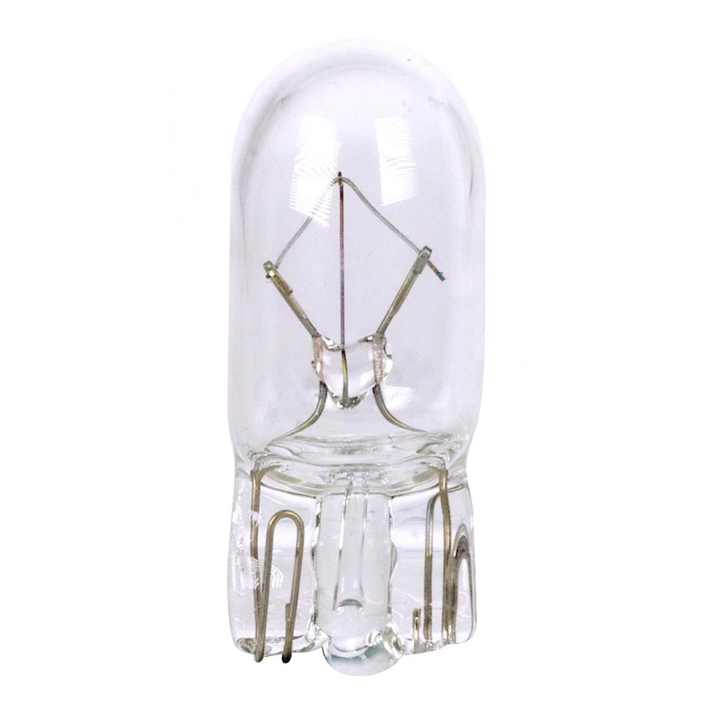 Satco 3.36w T3.25 miniature W2.1x9.5d Mini Wedge base 14v Clear Bulb