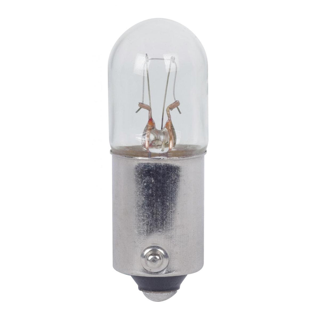 Satco 1818 - 4W 24V T3.25 BA9s Miniature Bayonet Base Clear Bulb
