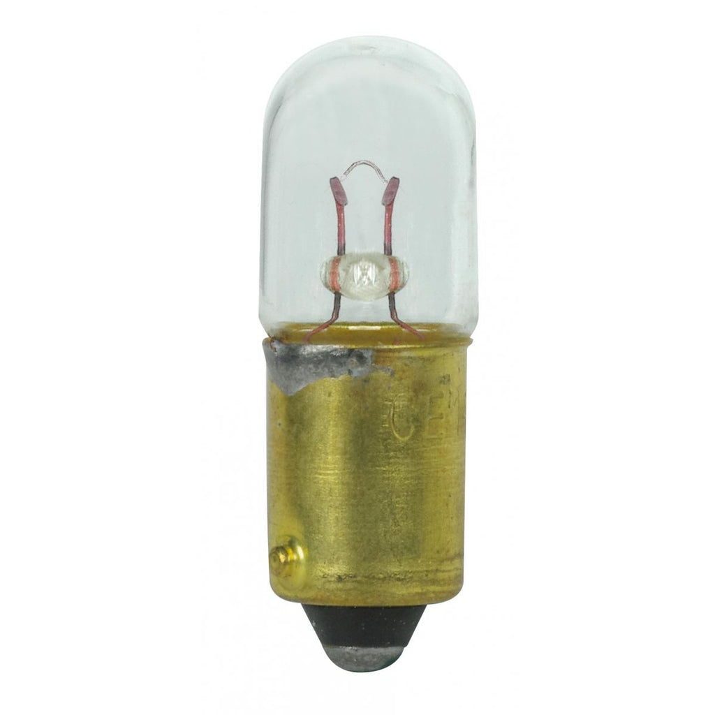 Satco 0.35w T3.25 miniature BA9s Miniature Bayonet base 5v Clear Bulb