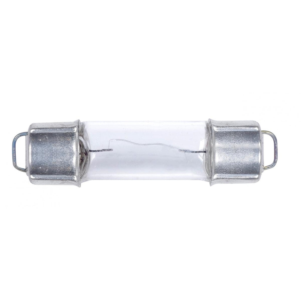 Satco 7.02w T3 miniature SF6 DE Cap base 13.5v Clear Bulb