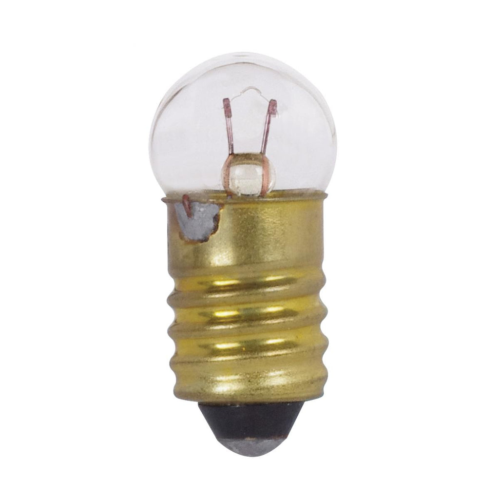 Satco 0.63w G3.5 miniature E10 Miniature Screw base 2.33v Clear Bulb