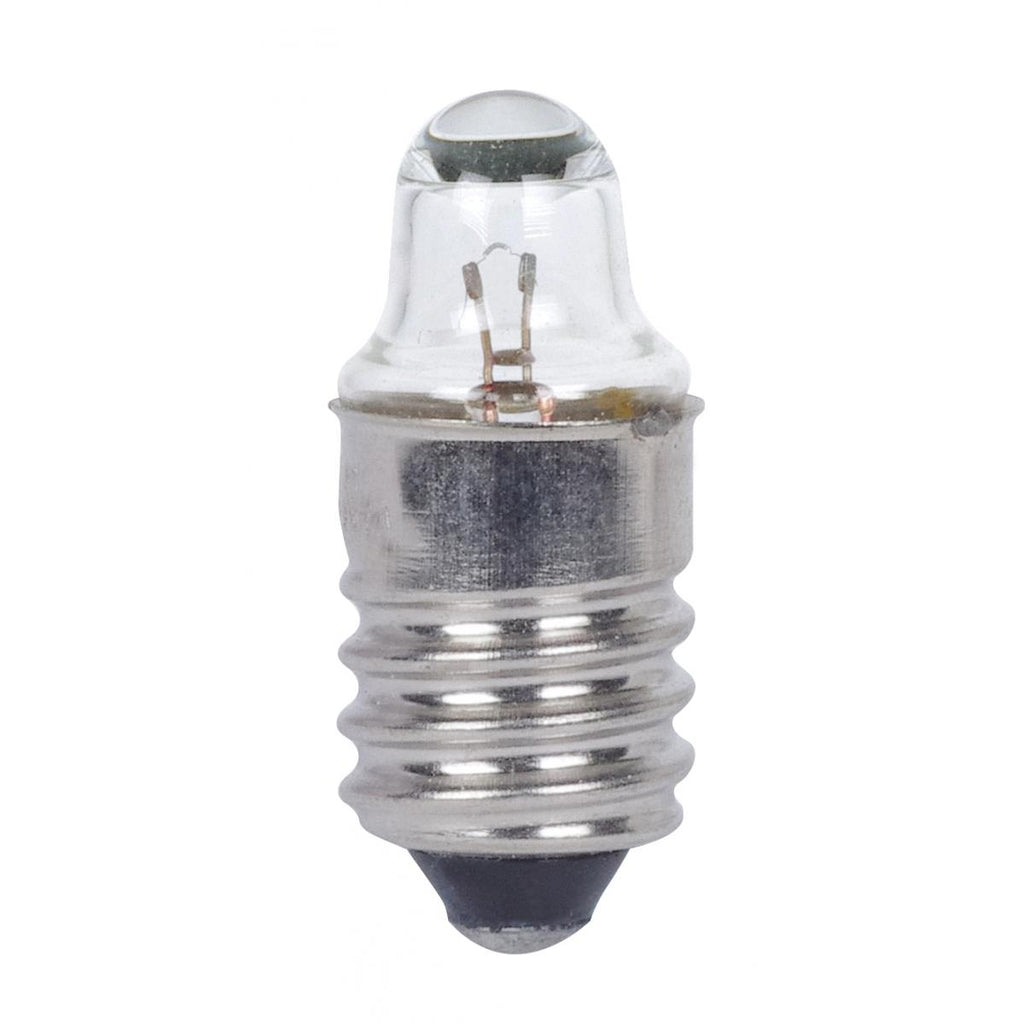 Satco 0.63w TL-3 miniature E10 Miniature Screw base 2.33v Clear Bulb