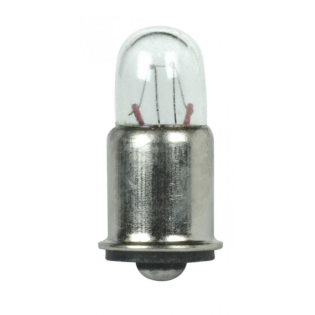 Satco 0.72w T1.75 miniature SX6s Midget Flange base 18v Clear Bulb
